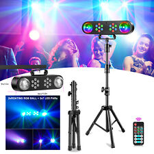 Bühnenlicht set mit Stativ 2x