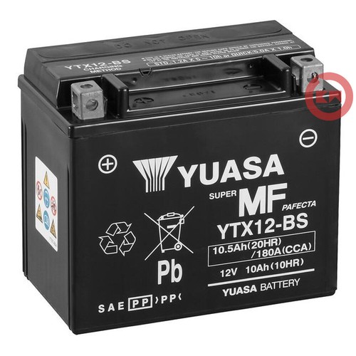 Batterie yuasa ytx12 - yuasa, 12v