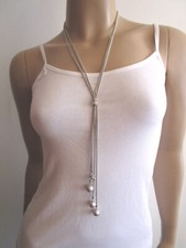 Damen Hals Kette lang Y