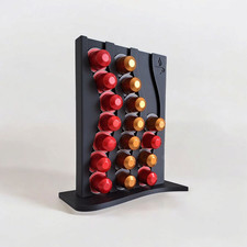 Nespresso Kapselhalter für 24 Kapseln – Moderner Kapselständer mit Wellen-Design