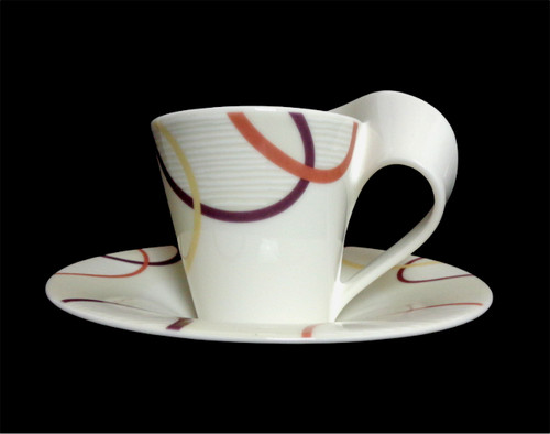 Kaffeetasse mit unterteller - kaffeetasse,