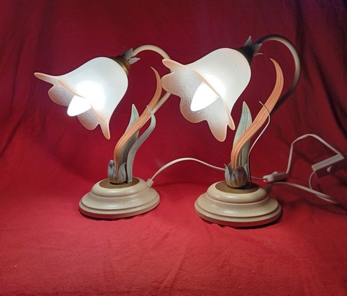 Tischlampen 2er set retro - tischlampen,