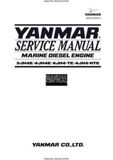 YANMAR 3JH4E 4JH4E 4JH4-TE
