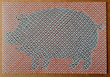 THOMAS BAYRLE Orig. Serigrafie handsigniert Nr 99/250 Schwein Herta 1972 Pop Art