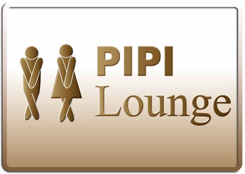 Pipi lounge funschild 10x15 - -,