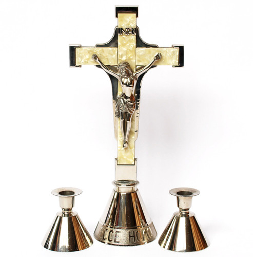 Set altarkreuz standkreuz - 1,