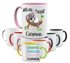 RELAX TASSE MIT NAMEN