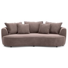 Megasofa - cacao - Velours -