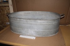 große alte Zinkwanne Wanne Pflanzkübel Teich Gartenteich antik dicht !  Deko