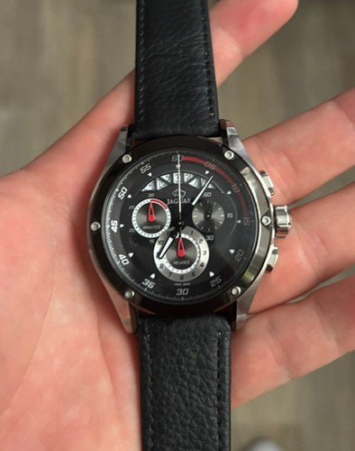 Jaguar herren uhr schwarz rot - herren,