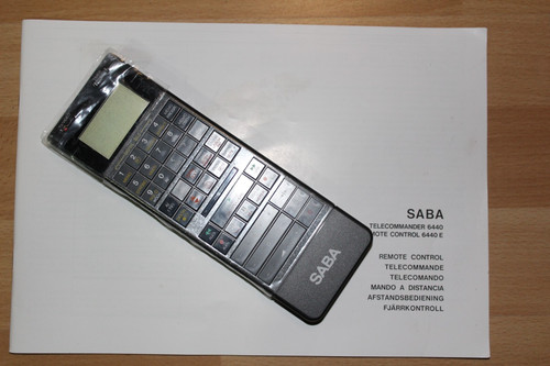 Saba telecommander remote - saba, telecommander/remote