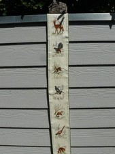 Kreuzstich Stickbild Waldtiere