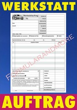  Werkstattauftrag Karte DIN A5