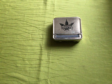 SammlerstückBlechschachtel mit Vorrichtung zum Zigartten drehen Marijuana