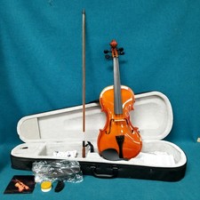 23.5" Wooden Violin In Padded