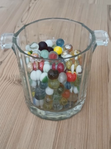 Konvolut alte glasmurmeln - konvolut,