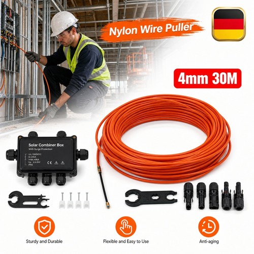 30m kabeleinziehhilfe φ4mm - kabeleinziehhilfe,,