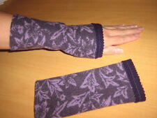 Walk-Wolle-Armstulpen - Pulswärmer lila,flieder by Zonel  Mode