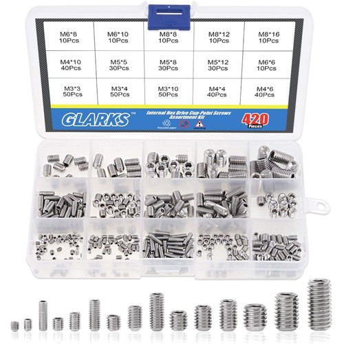 Edelstahl madenschrauben set - madenschrauben,