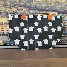 Ikea Kustfyr Limited Edition Halloween Geist Tasche Shopper Spooky schwarz Neu