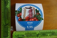 Alter Aufkleber Eiskrem Icecream Langnese Schöller EXQUISIT Kirsch