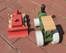 Walze und kleine Raupe 