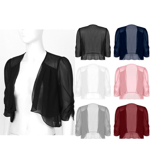 Damen chiffon bolero - damen,
