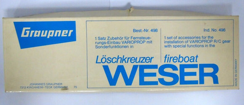 Vintage graupner 498 - vintage,