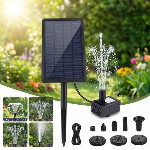 Solar teichpumpe springbrunnen - solar,