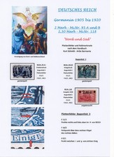 DR Spezialsammlung Mi. 95-118, ArGe Handbuch- PF Bogenfeld 3, Germania (So95-3)