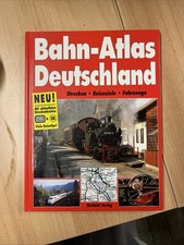 286107 BAHN-ATLAS DEUTSCHLAND Weltbild Verlag Strecken, Reiseziele, Fahrzeuge HC