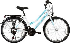 26 zoll Damen Fahrrad Mädchenfahrrad Damen City Rad City bike Weiss türkis Neu