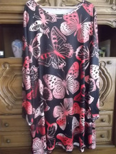 Damen Kleid Langarm 58-(60+)