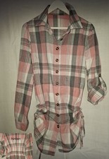 Kariertes Hemdkleid, Größe XL, neu