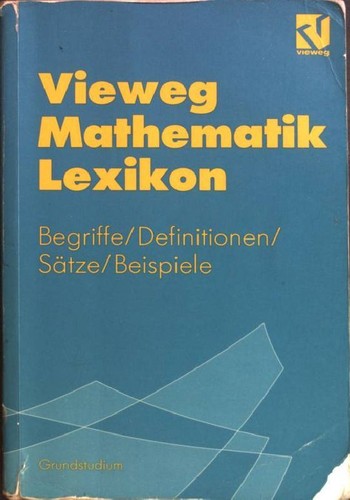 Vieweg mathematik lexikon - vieweg-mathematik-lexikon,