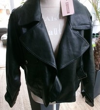 MISSGUIDED Biker Lederjacke