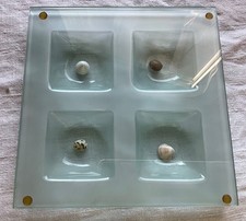 Untersetzer aus Glas viereckig