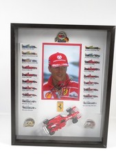 1:43 Minichamps Ferrari Michael Schumacher Diorama mit Autogrammkarte 