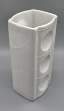 White art vase - white,