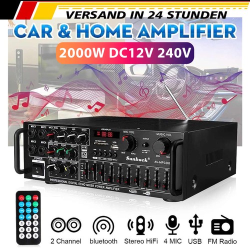 2000w bluetooth verstärker - bluetooth,