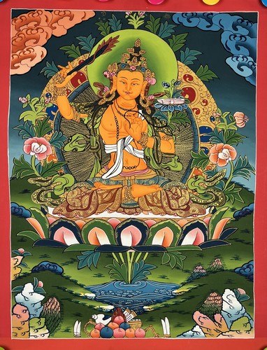 Original manjushri thangka - original, –