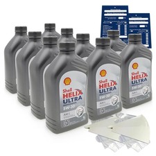 10 Liter original Shell Helix Ultra Prof. AM-L 5W30 Motoröl 550040555 229.51 SET