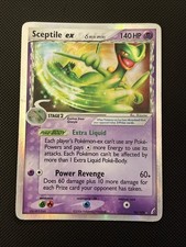 Pokémon Sceptile EX Holo Card