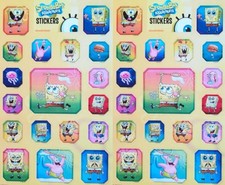 36x STICKER SPONGEBOB A6