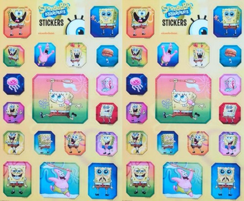 36x sticker spongebob - 36x, a6