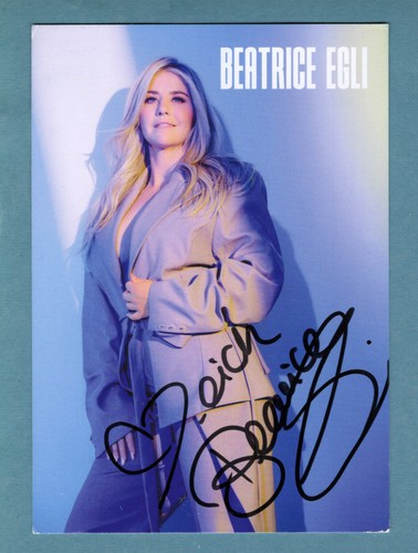 Beatrice egli autogrammkarte - egli,