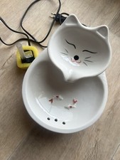 Katzen Trinkbrunnen Keramik
