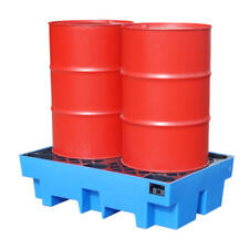Auffangwanne aus PE / Kunststoffwanne / für 2 x 200-l-Fässer / unterfahrbar