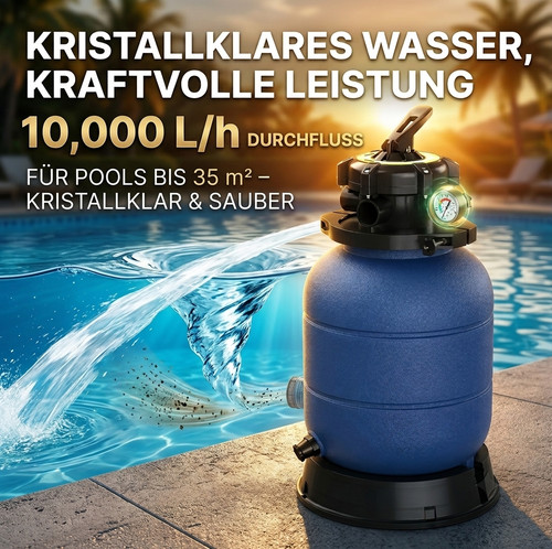 Sandfilter pool ohne pumpe - pool,