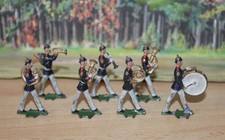 antike Zinnfiguren - preußische Musik 1870/71, 40mm - alte Offizin